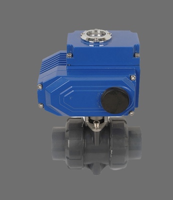UPVC电动阀 铝壳